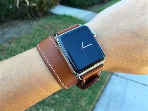 leather hermes knockoff iwatch band|apple watch hermes for less.